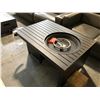 Image 2 : PARAMOUNT BLACK MODEL FP301 OFFSET OUTDOOR FIRE PIT TABLE