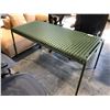 Image 2 : HAY PALISSADE COLLECTION  GREEN 66" X 32" PATIO TABLE