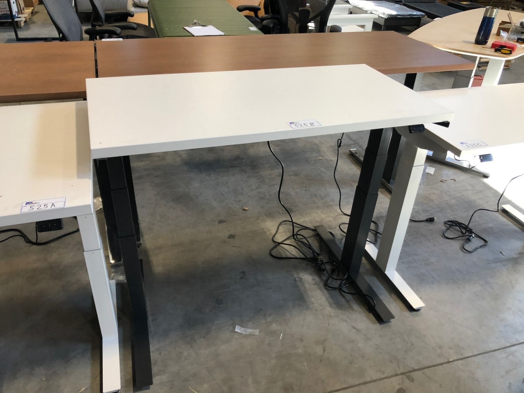 Program Table Stand HERMAN MILLER 4' X 2WHITE ELECTRIC SIT/STAND PROGRAMMERS TABLE