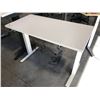 Image 2 : HERMAN MILLER 4' X 2WHITE ELECTRIC SIT/STAND PROGRAMMERS TABLE