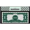 Image 2 : 1899 $1 Black Eagle Silver Certificate Note Mule Fr.234m PCGS Choice About New 55