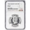 Image 1 : 1964 Accented Hair Proof Kennedy Half Dollar Coin NGC PF67