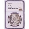 Image 1 : 1878-S $1 Morgan Silver Dollar Coin NGC MS63