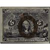 Image 1 : March 3, 1863 Second Issue Five Cents Fractional Currency Note