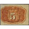 Image 2 : March 3, 1863 Second Issue Five Cents Fractional Currency Note