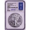 Image 1 : 2021(S) Ty. 1 $1 American Silver Eagle Coin NGC MS69 Jeppson Signed Emergency Release