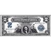 Image 1 : 1899 $2 Mini-Porthole Silver Certificate Note