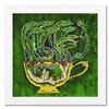 Image 1 : Lu Hong "Medusa In Tea Cup 3" Limited Edition Mixed Media On Rice Paper