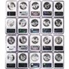 Image 2 : Lot of 1986-2005 $1 American Silver Eagle Coin Set NGC MS69