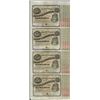 Image 1 : Uncut Sheet of (4) State of Louisiana Baby Bond Obsolete Notes