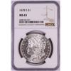 Image 1 : 1878-S $1 Morgan Silver Dollar Coin NGC MS63