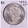 Image 1 : 1892-CC $1 Morgan Silver Dollar Coin