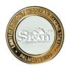 Image 1 : .999 Silver Palms Casino Las Vegas, NV $10 Casino Limited Edition Gaming Token