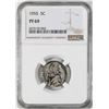 Image 1 : 1955 Proof Jefferson Nickel Coin NGC PF69