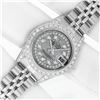 Image 2 : Rolex Ladies Stainless Steel Quickset Meteorite Diamond Datejust Wristwatch