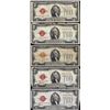 Image 1 : Lot of (5) 1928D/1928G/1928F $2 Legal Tender Notes