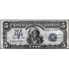 Image 1 : 1899 $5 Indian Chief Silver Certificate Note