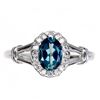 Image 1 : Natural London Blue Topaz Ring