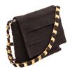 Image 2 : Ferragamo Black Canvas Chain Shoulder Bag