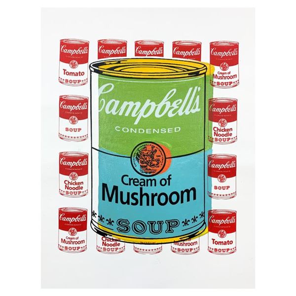Campbell's Mushroom by Steve Kaufman (1960-2010)
