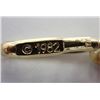 Image 5 : Chanel Gold-tone Metal Woven Chain and Beige Leather CC Charm Belt