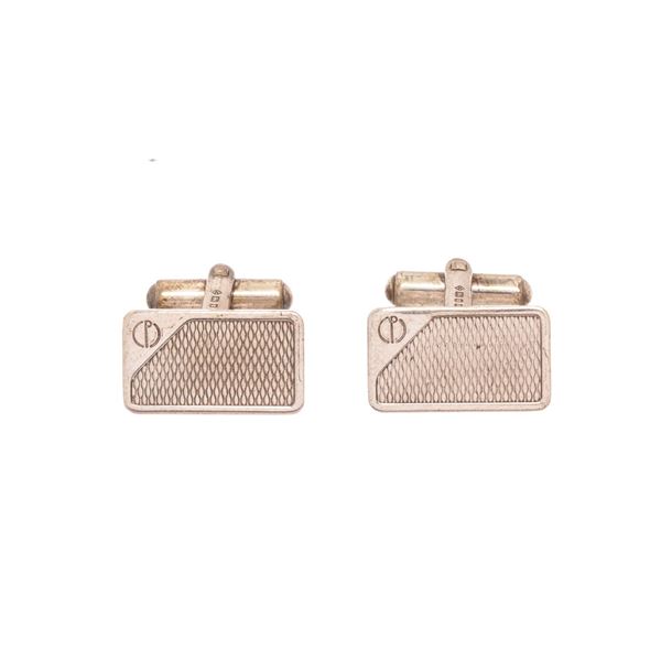 Alfred Dunhill Silver Cufflinks