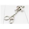 Image 2 : Louis Vuitton Silver-tone Metal Initiales Facettes Keyholder
