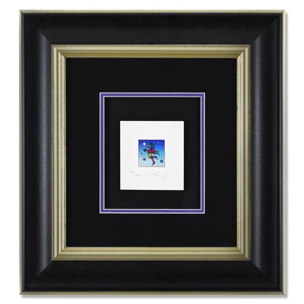 Star Catcher on Blue by Peter Max