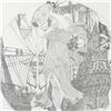 Image 2 : Preliminary Sketch for Aquarius by Azoulay Original