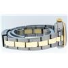 Image 4 : Rolex Ladies 2 Tone MOP Sapphire String Diamond Oyster Perpetual Datejust Wristw