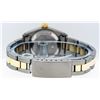 Image 5 : Rolex Ladies 2 Tone MOP Sapphire String Diamond Oyster Perpetual Datejust Wristw