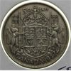 Image 1 : 1947 CURVED LEFT CANADA SILVER  50 CENTS COIN