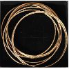 Image 1 : BOX GOLD TONE BANGLES