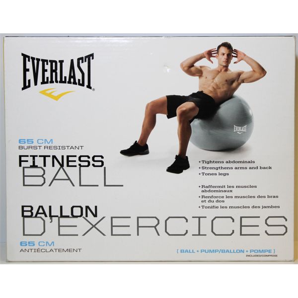 EVERLAST 65CM FITNESS BALL