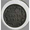 Image 1 : 1872 H NEWFOUNDLAND 5 CENTS SILVER COIN