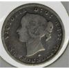 Image 2 : 1876 H NEWFOUNDLAND 5 CENTS SILVER COIN