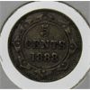 Image 1 : 1888 NEWFOUNDLAND 5 CENTS SILVER COIN