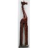 Image 1 : WOODEN GIRAFFE DECORATIVE FIGURINE SCULPTURE