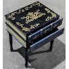 Image 1 : 2 DRAWER STACKED BOOK END TABLE
