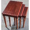 Image 1 : 3 PIECE WOODEN NESTING TABLE SET