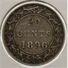Image 1 : 1896 NEWFOUNDLAND 20 CENTS SILVER COIN