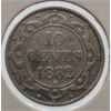 Image 1 : 1882 H NEWFOUNDLAND 10 CENTS SILVER COIN
