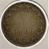 Image 1 : 1899 LRG 9 NEWFOUNDLAND 20 CENTS SILVER COIN
