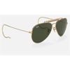 Image 3 : NEW MOST POPULAR RAY-BAN OUTDOORSMAN GREEN CLASSIC G-15 AVIATOR UNISEX SUNGLASSES. MSRP $159