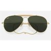 Image 6 : NEW MOST POPULAR RAY-BAN OUTDOORSMAN GREEN CLASSIC G-15 AVIATOR UNISEX SUNGLASSES. MSRP $159