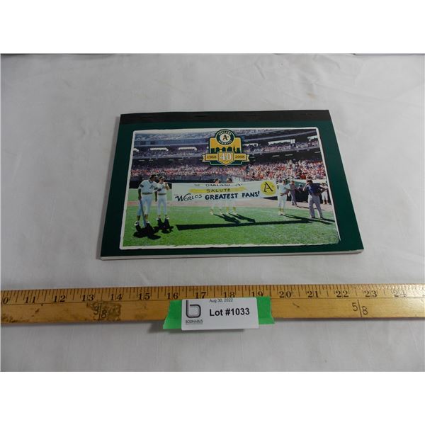 Oakland A’s 2008 Season Ticket Book