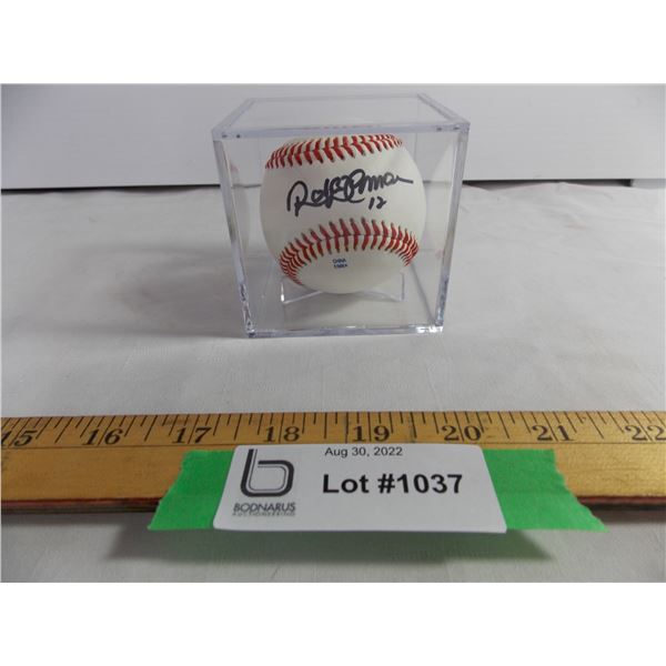 Signed Baseball in Case