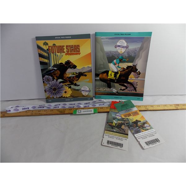 Nov 1 and 2, 2019 World Championships Track Programs and Tickets