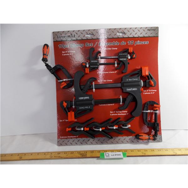 Mr Blacksmith 10 piece Clamp Set