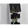 Image 2 : 5 pr Alpaca Sterling Earrings with Abalone